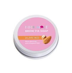 Eyebrow fixative soap Nikk Mole / Almond, tin, 30 ml