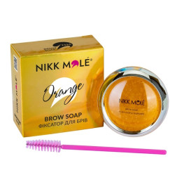 Soap fixative for eyebrows Nikk Mole Brow Soap / Orange, 15 g