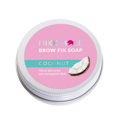 Eyebrow fixative soap Nikk Mole / Coconut, tin, 30 ml