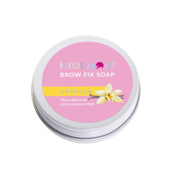 Eyebrow fixative soap Nikk Mole / Vanilla, tin, 30 ml
