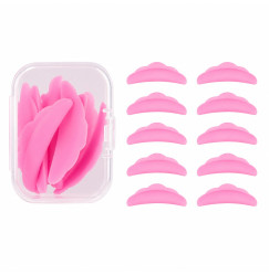 Eyelash Lamination Shield Set (S+M+M1+M2+L), 5 Pairs in a BOX - Raspberry