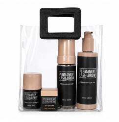 Zestaw do koloryzacji brwi Permanent Lash&Brow - Karmel (4 produkty + kosmetyczka)