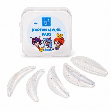 Набір валиків для ламі вій Lami Lashes 5 пар - Korean M Curl Pads