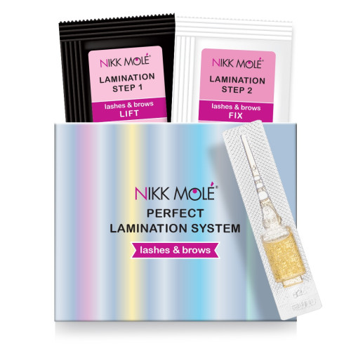 Zestaw do laminowania brwi i rzęs Nikk Mole Perfekcyjna laminacja MINI