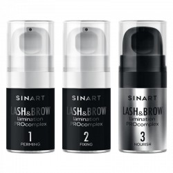 Набір для ламінування брів та вій Sinart Lash&amp;Brow lamination PROcomplex / 3 по 5 мл