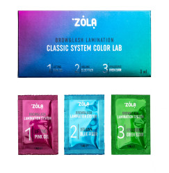 Zestaw do laminacji ZOLA - Brow&Lash Classic System Color Lab - kompozycja 1,2,3 w SASZETCE