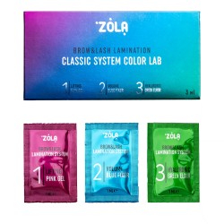 Набір для ламінування ZOLA - Brow&Lash Classic System Color Lab - 1,2,3 склад в САШЕ