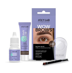 Набір для фарбування брів JOLY:LAB - WOW BROWS - 3.7 Dark Brown