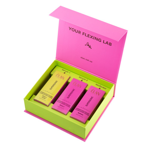 Expert system for eyebrow and eyelash flexing set ELAN - SUPERSONIC 2.0 (with green Serum 1)