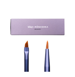 Zestaw pędzli do brwi i rzęs ZOLAx Romashka PĘDZLE / puder