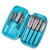 Corn Fiber Makeup Brush Set 13pcs w/ Case - Blue