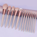 Corn Fiber Makeup Brush Set 13pcs w/ Case - Beige