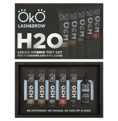 Набір фарби для брів та вій OKO / Liquid Hybrid Tint H20
