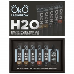 Набор краски для бровей и ресниц OKO / Liquid Hybrid Tint H20