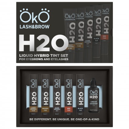 Zestaw farb do brwi i rzęs OKO / Liquid Hybrid Tint H20