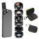 APEXEL / APL-DG6V2 6 in 1 Smartphone Lens and Filter Set