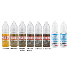 Set of pigments for permanent make-up The Mineral - CONCENTRATE - 6 pcs + 2 pcs of thinner