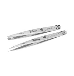 Tweezerman Eyebrow Tweezers Set (angled + point) / Disney's Mickey Mouse & Minnie Mouse