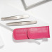 Tweezerman Eyebrow Tweezers Set (Angled + Pointed) - Pink Case
