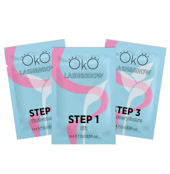 Eyelash and brow lamination set OKO / 3 formulations 1 ml each