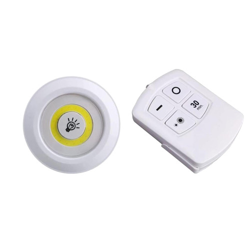 Set of portable battery-powered lamp with remote control / LED light with Remote Control / 1 pc + remote control