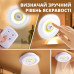 Set of portable battery-powered lamps with remote control / LED light with Remote Control / 3 pcs + remote control