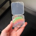 Set of eyelash lamination rollers 4 pairs (S, M, L, XL) / colored transparent in a box