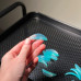 Set of eyelash lamination rollers 8 pairs (S, M, L, XL, S1, M1, L1, XL1) - turquoise in a box