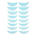 Set of eyelash lamination rollers 8 pairs (S, M, L, XL, S1, M1, L1, XL1) - turquoise in a box