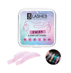 Zestaw wałków do laminacji rzęs Dalashes Lash Lift Pads/FACES, 6 par