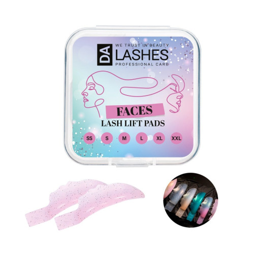 Набір валиків для ламінування вій Dalashes Lash Lift Pads / FACES, 6 пар