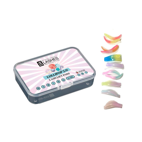 Набор валиков для ламинирования ресниц Dalashes Lash Lift Pads / LOLLIPOP 2.0, (8 пар)