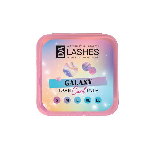 Zestaw wałków do laminacji rzęs Dalashes Lash Pads / GALAXY / CURL, 5 par