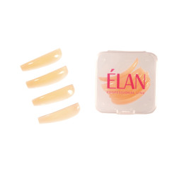 Zestaw wałków do laminowania rzęs ELAN / EASY CURL 6 par / pomarańczowy transparentny