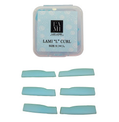 Набір валиків для ламінування вій Lami Lashes 3 пари L Curl (S, M, L) / блакитні