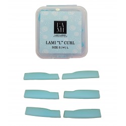 Набір валиків для ламінування вій Lami Lashes 3 пари L Curl (S, M, L) / блакитні