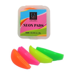 Набір валиків для ламінування вій Lami Lashes 4 пари NEON Pads (S, M, L, XL)