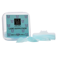 Набір валиків для ламінування вій Lami Lashes 5 пар Hippo (S, M, M1, M2, L) / блакитні