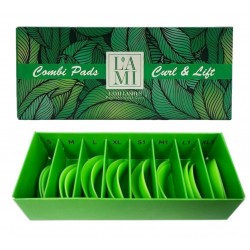 Набір валиків для ламінування вій Lami Lashes 8 пар (S, M, L, XL, S1, M1, L1, XL1) / зелені