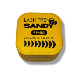 Set of rollers for eyelash lamination LASH TREND "SANDY 2.0" (9 pairs)