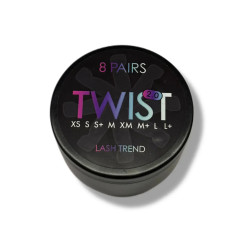 Set of rollers for eyelash lamination LASH TREND "Twist 2.0" - 8 pairs (XS, S, S+, M, XM, M+, L, L+)