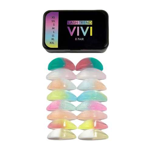 Zestaw wałków do laminacji rzęs LASH TREND "ViVi" / 8 par