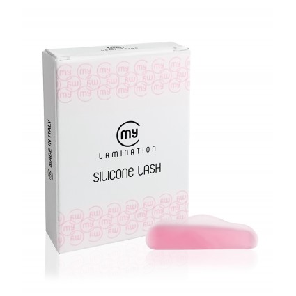 Набір валиків для ламінування вій My Lamination Silicone Lash Mix опуклі рожеві / 5 пар