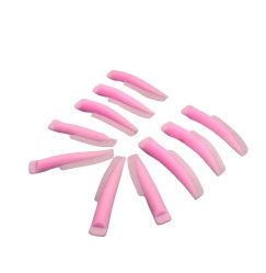 Set of rollers for eyelash lamination / pink long (5 pairs) / in a box