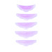 Set of eyelash lamination rollers (S+M+M1+M2+L) - PURPLE translucent, 5 pairs