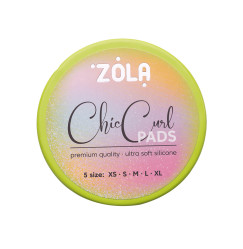 Zestaw wałków do laminacji rzęs ZOLA / Chic Curl (XS, S, M, L, XL)