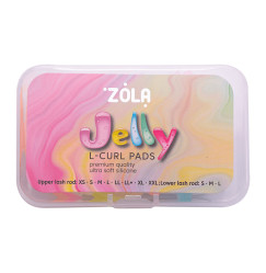 Zestaw wałków do laminacji rzęs ZOLA/Jelly L-Curl