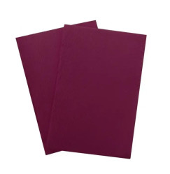 Bib (waterproof dental wipes) 1 pc - burgundy