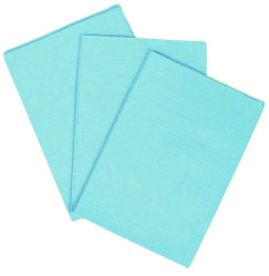 Bib (waterproof dental wipes) 1 pc - blue