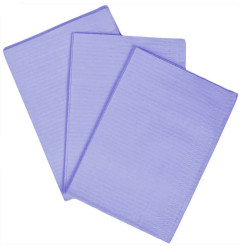 Bib (waterproof dental wipes) 1 pc - lilac